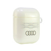 Original Case APPLE AIRPODS 1 / 2 Audi IML Geometric Pattern Cover (AU-IMLAP-A6/D3-WE) white