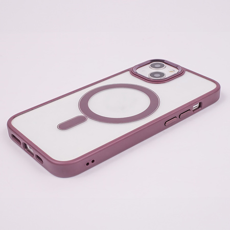 Nakładka Satin Clear Mag do iPhone 14 6,1&quot; fioletowa
