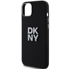 DKNY DKHCP15SSMCBSK iPhone 15 / 14 / 13 6.1" czarny/black hardcase Liquid Silicone Metal Logo