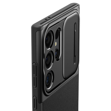 Spigen Optik Armor Hülle für Samsung Galaxy S24 Ultra – Schwarz