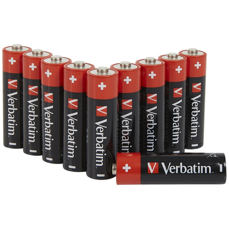 Verbatim Bateria alkaliczna AA LR6 20szt czarny 49877
