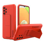 Wozinsky Kickstand Case Silicone Stand Cover for Samsung Galaxy A13 5G Red