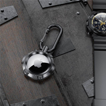 Etui APPLE AIRTAG Tech-Protect TPU Carbon czarne