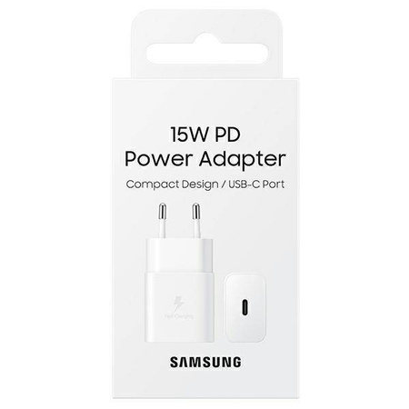 Samsung USB-Wandladegerät Typ C 15W PD AFC weiß (EP-T1510NWEGEU)