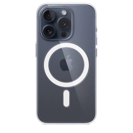 Apple Clear Case MT233ZM/A MagSafe Silikonhülle für iPhone 15 Pro Max – transparent