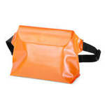 Wasserdichter Beutel / Hüfttasche aus PVC - Orange