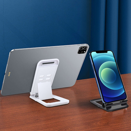 Universal foldable standing stand - white