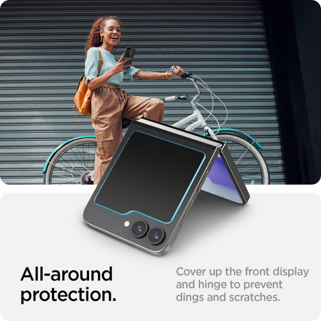 Spigen Glas.tR EZ Fit Tempered Glass for Samsung Galaxy Z Flip 6 - 2 pcs.