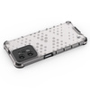 Honeycomb case armored cover with a gel frame Realme C31 transparent