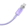 BASEUS kabel USB A do Typ C PD 100W Explorer CATS010405 1 m fioletowy