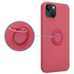 Etui Silicon Ring do Iphone 13 jasno czerwony