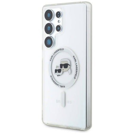 KARL LAGERFELD SAMSUNG S25 ULTRA WHITE CHOUPETTE&KARL HEADS KLHMS25LHLSKCH