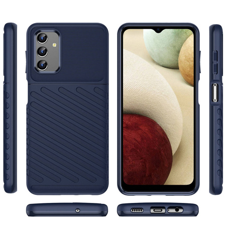 Thunder Case Flexibel Robuste Panzer Handyhülle TPU Schutzhülle für Samsung Galaxy A13 5G blau