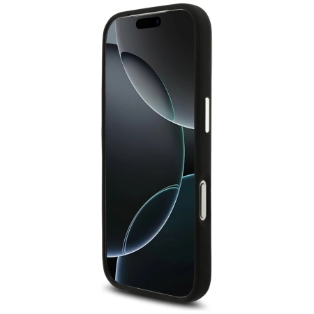 AMG Silikon-Hülle im Oversize-Rhombus-Design mit MagSafe-Funktion für iPhone 17 Pro – Schwarz