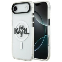 Karl Lagerfeld IML Karl Sketch Logo MagSafe Hülle für iPhone 17 Air - Transparent