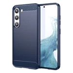Carbon Case for Samsung Galaxy S23+ flexible silicone carbon cover blue