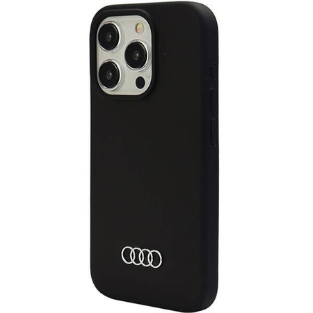 Audi Silikonhülle für iPhone 15 Pro Max – Schwarz