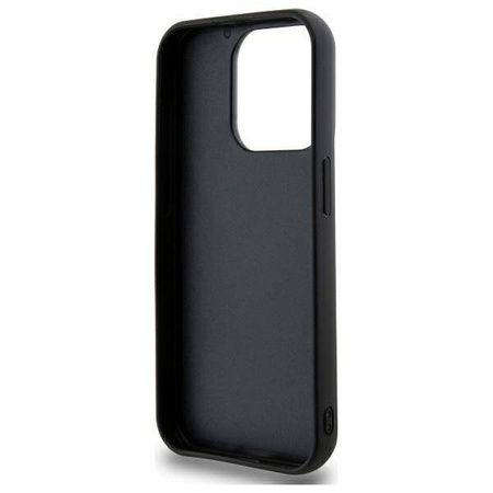 Original Case IPHONE 15 PRO DKNY Quilted Stack Logo (DKHCP15LPQDSLK) black