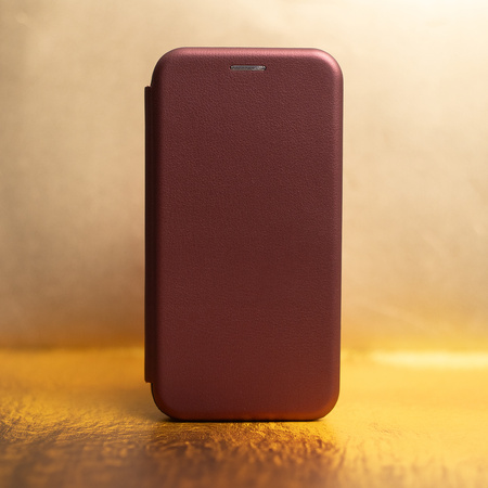 Etui Smart Diva do iPhone 17 6,3" burgundowe