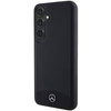 Oryginalne Etui MERCEDES hardcase Leather Textured & Plain MagSafe MEHMS24S23RBARK do Samsung Galaxy S24 Czarny