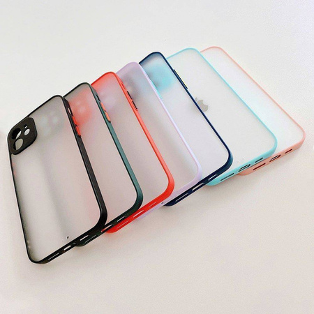 Milky Case silicone flexible translucent case for Samsung Galaxy A72 4G red
