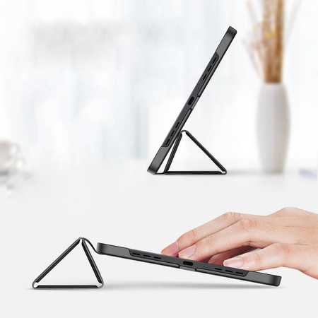 DUX DUCIS Domo składany pokrowiec etui na tablet z funkcją Smart Sleep podstawka Oppo Pad czarny