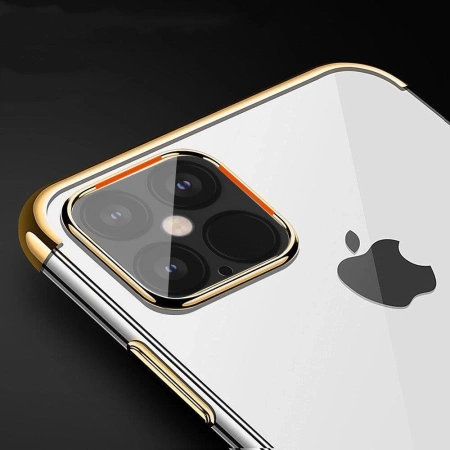 Clear Color Silikon Gel Electroplating frame Handyhülle Schutzhülle für iPhone 13 Pro schwarz