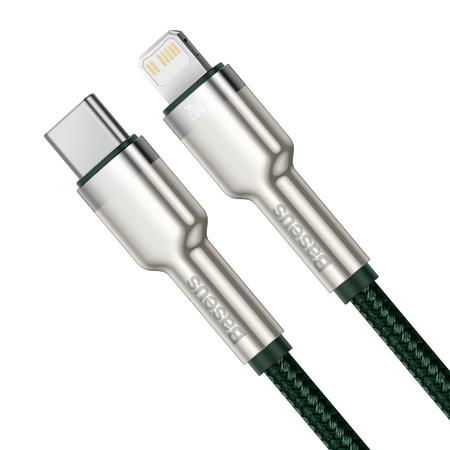 Baseus Cafule Series Metal Data Cable Type-C to iP PD 20W 2m Green