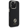 Oryginalne Etui IPHONE 16 PRO Guess Hardcase Silicone Logo Strass 4G (GUHCP16LM4DGPK) czarne