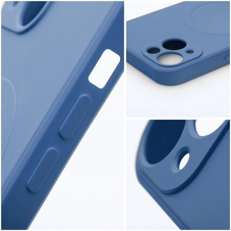 Futerał Silicone Mag Cover kompatybilny z MagSafe do IPHONE 14 niebieski