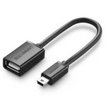 Adapter OTG mini USB UGREEN US249 (czarny)