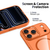 TECH-PROTECT MAGMAT MAGSAFE IPHONE 17 PRO MAX COSMIC ORANGE/CLEAR