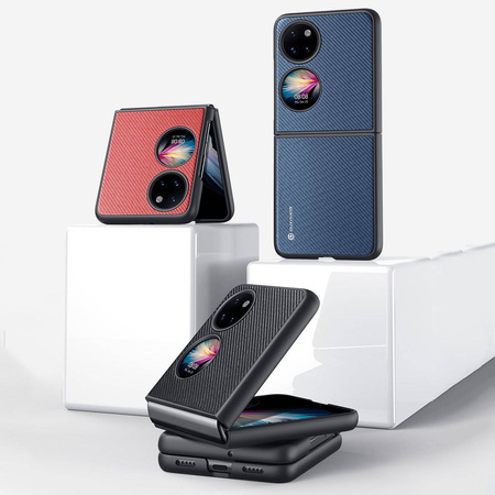 Dux Ducis Fino Hülle Hülle Nylonmaterial Huawei P50 schwarz
