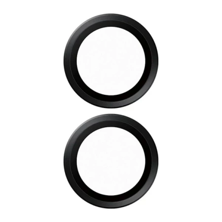Szkło hartowane PanzerGlass Hoops Black Lens Protector na aparat do iPhone 16 / 16 Plus