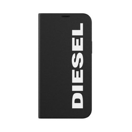 Diesel Booklet Case Core iPhone 12/12Pro czarno-biały/black-white 42486