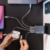 Verbatim Ładowarka sieciowa GaN 100W 3xUSB-C/USB-A + Adapter EU/UK/US GNC-100 32202