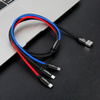 Baseus 3in1 Cable USB-C / Lightning / Micro 3,5A 0,3m (Black)