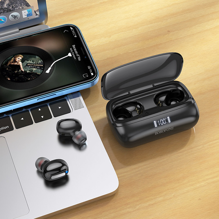 Borofone Słuchawki Bluetooth TWS BE55 Perfect Czarne