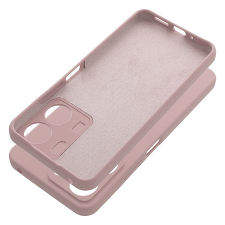 Futerał SILICONE 2mm do XIAOMI REDMI 13C pudrowy róż