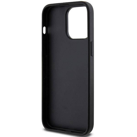 Karl Lagerfeld nakładka do iPhone 13 Pro 6,1&quot; KLHCP13LGSACHPK HC GRIPSTAND SAFFIANO CHOUPETTE PINS czarna