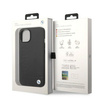 Hülle BMW BMHMP14SSLLBK iPhone 14 6.1&quot; schwarz / schwarz Hardcase Signatur Logo Aufdruck Magsafe