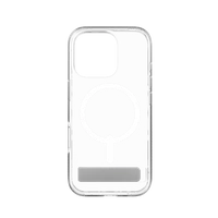 ZAGG Crystal Palace Snap Kickstand MagSafe Case with Stand for iPhone 16 Pro - Clear