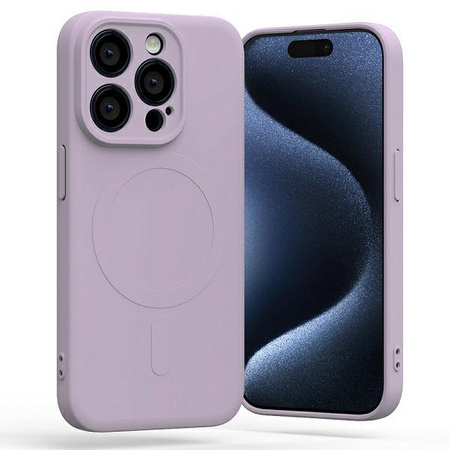 Mercury Semi-Silicon Magsafe Iphone 15 Pro , LILAC PURPLE/LILIOWY FIOLET