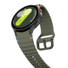 Pasek Tech-Protect Silicone Sport na Samsung Galaxy Watch 4 / 5 / 5 Pro / 6 / 7 / FE - zielony