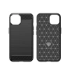 Carbon Case iPhone 14 Hülle flexible Gel Rückseite blau
