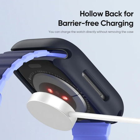 DUX DUCIS futerał BAMO do Apple Watch serii 10 46 mm czarno niebieski