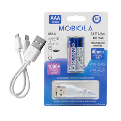 BATERIA / AKUMULATOR MOBIOLA MBAAA400 USB-C