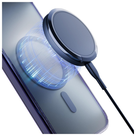 Etui 3MK Frosty MagCase do Apple iPhone 17 Pro fioletowy