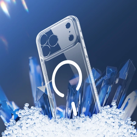 Dux Ducis Clin Mag Case for iPhone 17 Pro Max Compatible with MagSafe - Transparent