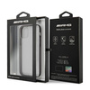 Etui IPHONE 12 PRO MAX Mercedes AMG Hardcase Metallic Painted (AMHCP12LAESLBK) transparentne